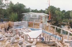 Construction du vivarium au zoo de la palmyre