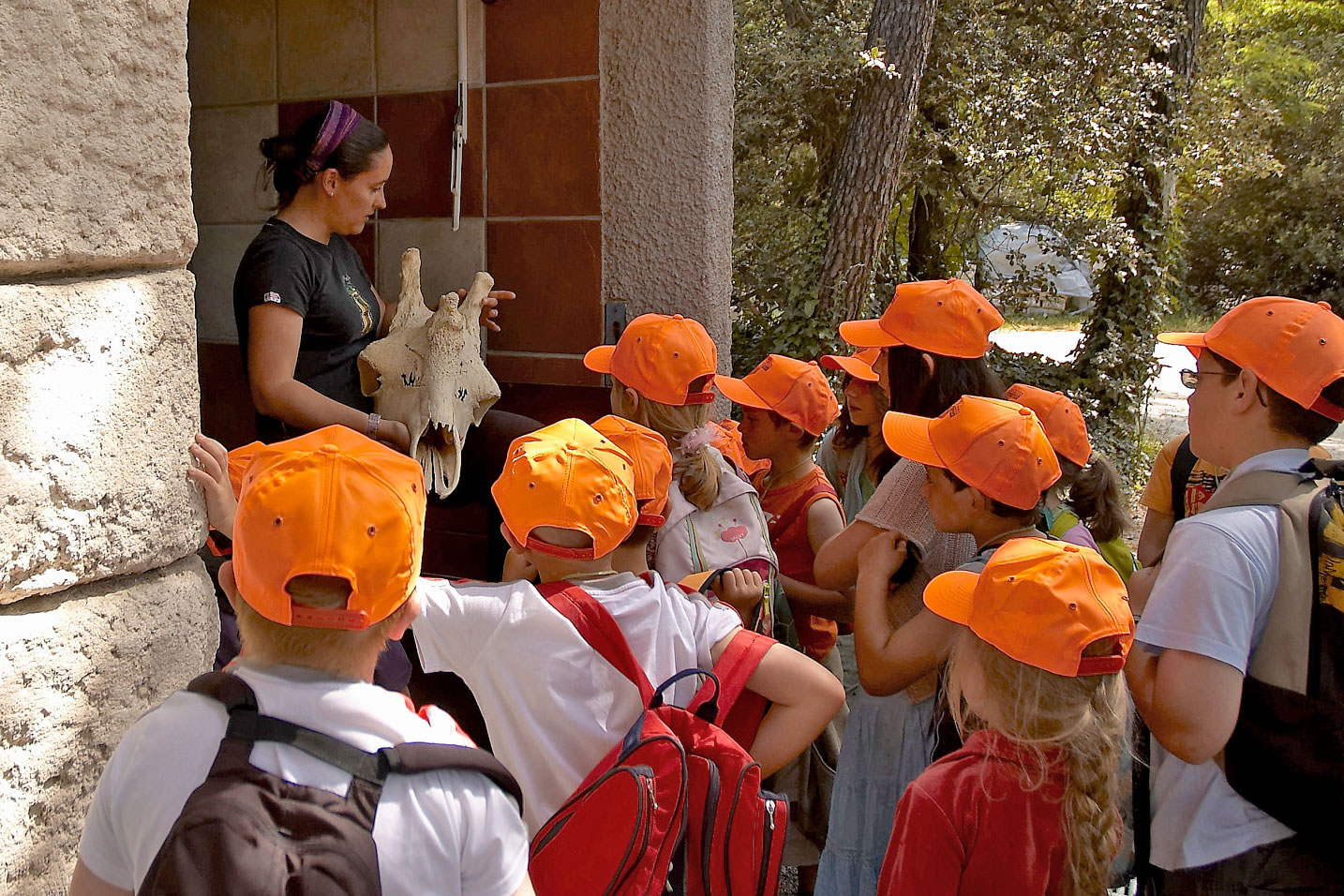 Atelier pédagogique au Zoo de la Palmyre